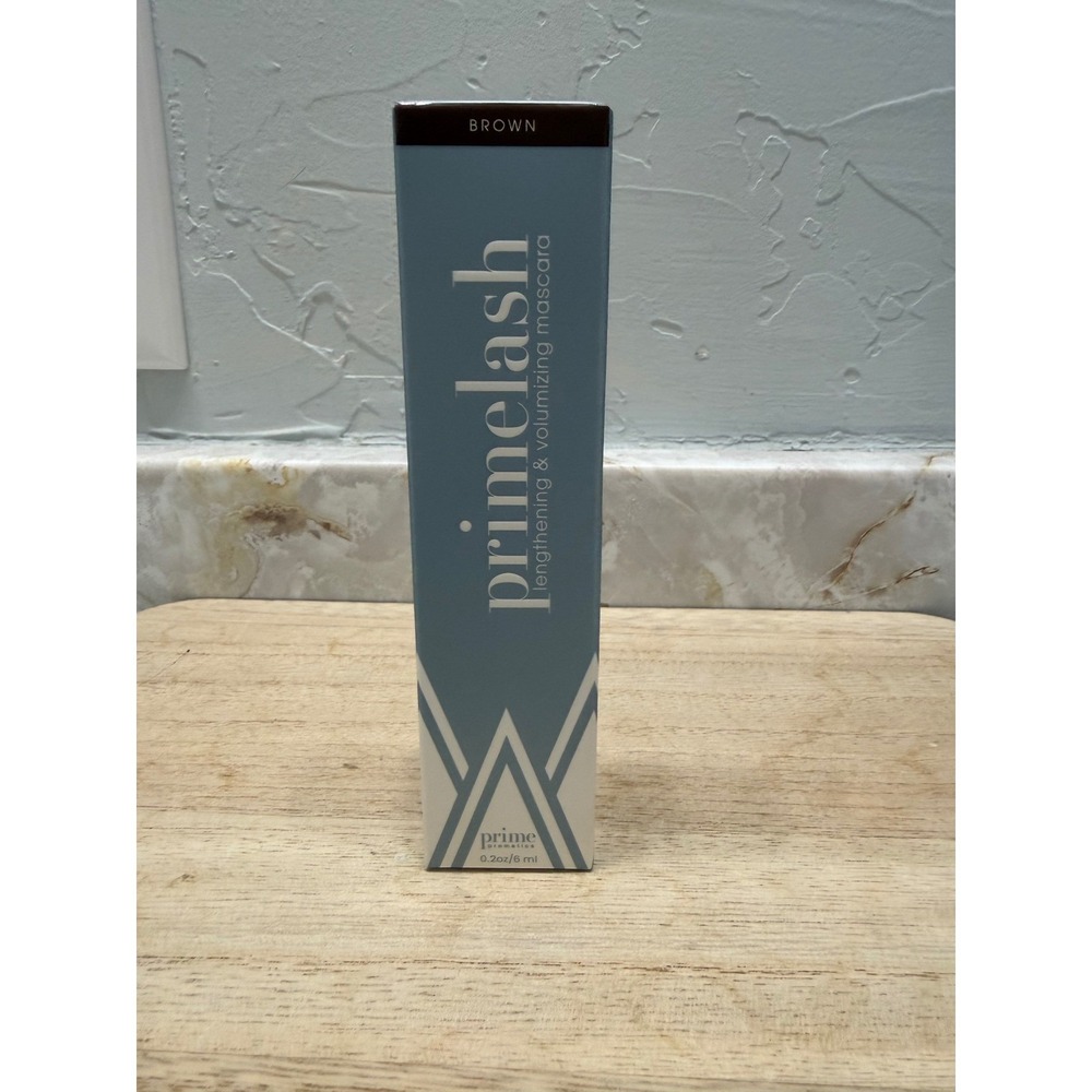 Prime Prometics PrimeLash Lengthening Volumizing Mascara Brown 0.2oz New in Box